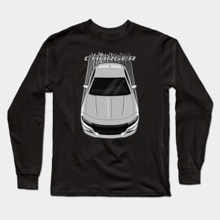 Dodge Charger 2015-2021 - Silver Long Sleeve T-Shirt